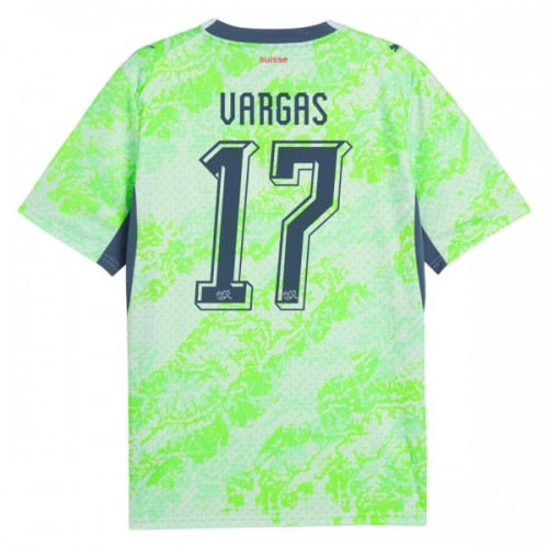 Maglia ufficiale Svizzera Vargas 17 Trasferta Mondiali 2026 per Uomo Maglia ufficiale Svizzera Vargas 17 Trasferta Mondiali 2026 per Uomo