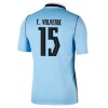 Maglia ufficiale Uruguay Federico Valverde 15 Casa Mondiali 2026 per Uomo Maglia ufficiale Uruguay Federico Valverde 15 Casa Mondiali 2026 per Uomo