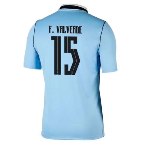 Maglia ufficiale Uruguay Federico Valverde 15 Casa Mondiali 2026 per Uomo Maglia ufficiale Uruguay Federico Valverde 15 Casa Mondiali 2026 per Uomo