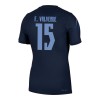 Maglia ufficiale Uruguay Federico Valverde 15 Trasferta Mondiali 2026 per Uomo Maglia ufficiale Uruguay Federico Valverde 15 Trasferta Mondiali 2026 per Uomo