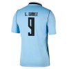 Maglia ufficiale Uruguay Luis Suarez 9 Casa Mondiali 2026 per Uomo Maglia ufficiale Uruguay Luis Suarez 9 Casa Mondiali 2026 per Uomo