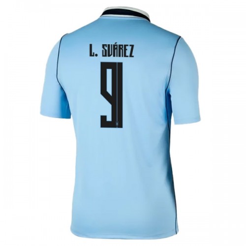 Maglia ufficiale Uruguay Luis Suarez 9 Casa Mondiali 2026 per Uomo Maglia ufficiale Uruguay Luis Suarez 9 Casa Mondiali 2026 per Uomo