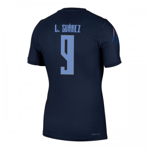 Maglia ufficiale Uruguay Luis Suarez 9 Trasferta Mondiali 2026 per Uomo Maglia ufficiale Uruguay Luis Suarez 9 Trasferta Mondiali 2026 per Uomo