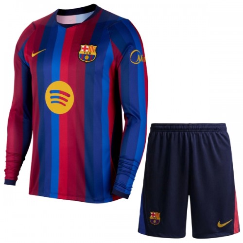 Maglia da Calcio a Maniche Lunghe Barcellona Casa 2026-27 per Bambino Maglia da Calcio a Maniche Lunghe Barcellona Casa 2026-27 per Bambino