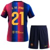 Maglia ufficiale Barcellona F. De Jong 21 Casa 2026-27 per Bambino Maglia ufficiale Barcellona F. De Jong 21 Casa 2026-27 per Bambino