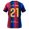 Maglia ufficiale Barcellona F. De Jong 21 Casa 2026-27 per Bambino