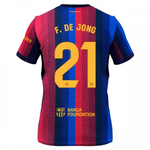 Maglia ufficiale Barcellona F. De Jong 21 Casa 2026-27 per Uomo Maglia ufficiale Barcellona F. De Jong 21 Casa 2026-27 per Uomo