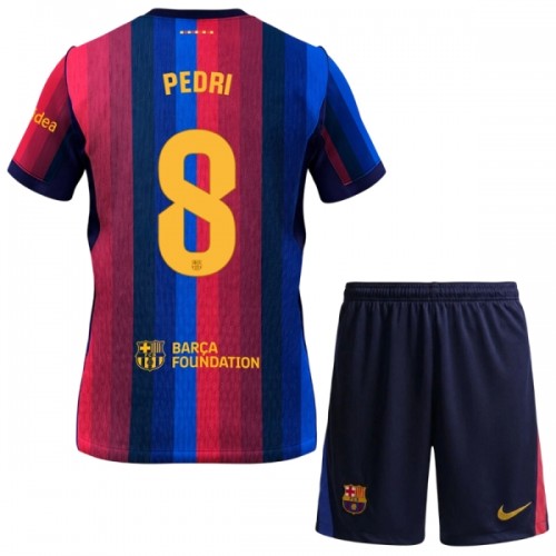 Maglia ufficiale Barcellona Pedri 8 Casa 2026-27 per Bambino Maglia ufficiale Barcellona Pedri 8 Casa 2026-27 per Bambino