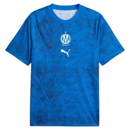 Maglia ufficiale Olympique de Marseille Pre-Match 2026-27 Blu per Uomo Maglia ufficiale Olympique de Marseille Pre-Match 2026-27 Blu per Uomo