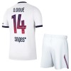 Maglia ufficiale Paris Saint Germain Desire Doue 14 Trasferta 2026-27 per Bambino Maglia ufficiale Paris Saint Germain Desire Doue 14 Trasferta 2026-27 per Bambino
