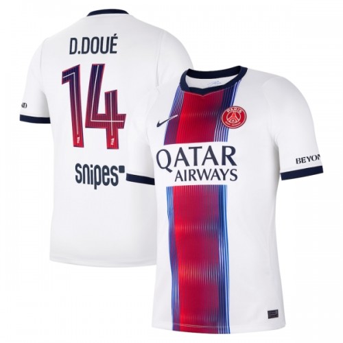 Maglia ufficiale Paris Saint Germain Desire Doue 14 Trasferta 2026-27 per Uomo Maglia ufficiale Paris Saint Germain Desire Doue 14 Trasferta 2026-27 per Uomo