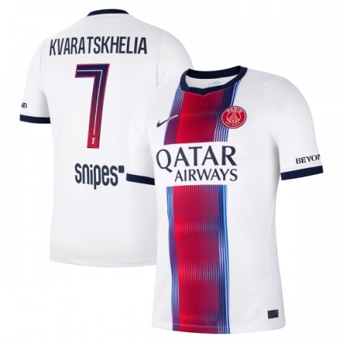 Maglia ufficiale Paris Saint Germain Kvaratskhelia 7 Trasferta 2026-27 per Uomo Maglia ufficiale Paris Saint Germain Kvaratskhelia 7 Trasferta 2026-27 per Uomo