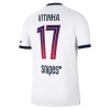 Maglia ufficiale Paris Saint Germain Vitinha 17 Trasferta 2026-27 per Uomo