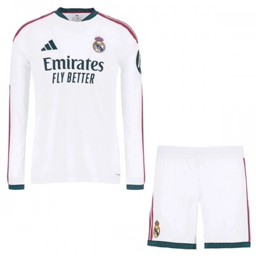 Maglia da Calcio a Maniche Lunghe Real Madrid Casa 2026-27 per Bambino Maglia da Calcio a Maniche Lunghe Real Madrid Casa 2026-27 per Bambino