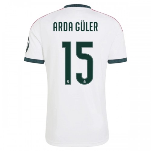 Maglia ufficiale Real Madrid Arda Guler 15 Casa 2026-27 per Uomo Maglia ufficiale Real Madrid Arda Guler 15 Casa 2026-27 per Uomo
