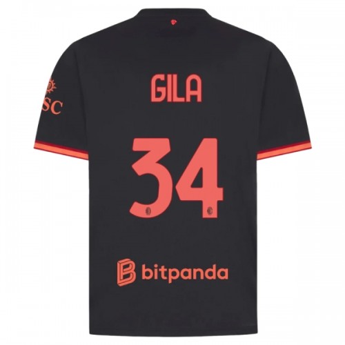 Maglia ufficiale AC Milan Gila 34 Alternativa 2026-27 per Uomo Maglia ufficiale AC Milan Gila 34 Alternativa 2026-27 per Uomo