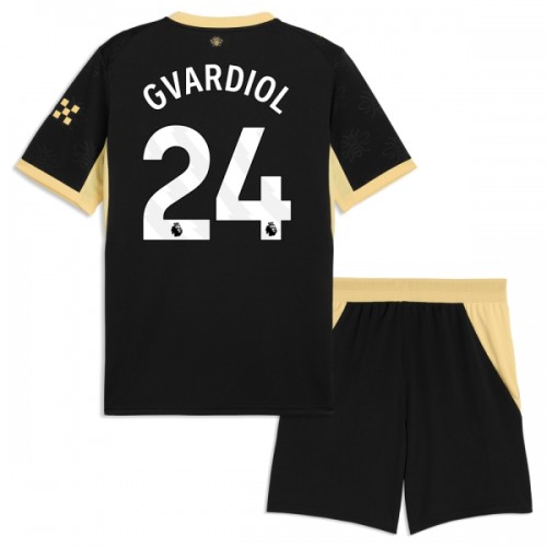 Maglia ufficiale Manchester City Gvardiol 24 Trasferta 2026-27 per Bambino Maglia ufficiale Manchester City Gvardiol 24 Trasferta 2026-27 per Bambino