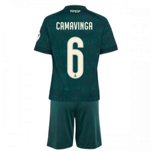Maglia ufficiale Real Madrid Camavinga 6 Trasferta 2026-27 per Bambino Maglia ufficiale Real Madrid Camavinga 6 Trasferta 2026-27 per Bambino