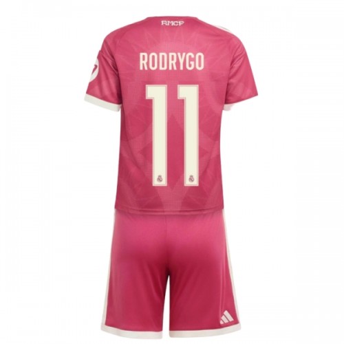 Maglia ufficiale Real Madrid Rodrygo 11 Alternativa 2026-27 per Bambino Maglia ufficiale Real Madrid Rodrygo 11 Alternativa 2026-27 per Bambino
