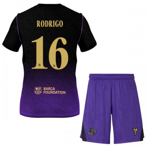 Maglia ufficiale Barcellona Rodrigo 16 Trasferta 2026-27 per Bambino Maglia ufficiale Barcellona Rodrigo 16 Trasferta 2026-27 per Bambino
