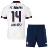 Maglia ufficiale FC Bayern Monaco Luis Diaz 14 Trasferta 2026-27 per Bambino Maglia ufficiale FC Bayern Monaco Luis Diaz 14 Trasferta 2026-27 per Bambino