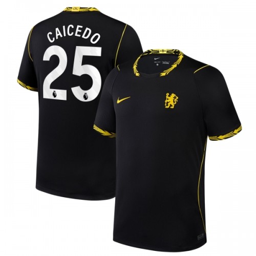 Maglia ufficiale Chelsea Caicedo 25 Trasferta 2026-27 per Uomo Maglia ufficiale Chelsea Caicedo 25 Trasferta 2026-27 per Uomo