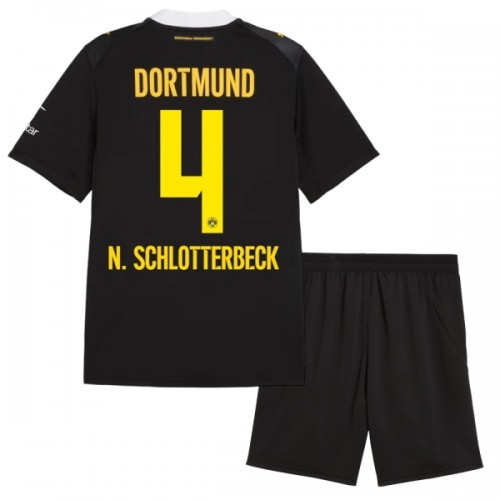 Maglia ufficiale Borussia Dortmund N. Schlotterbeck 4 Trasferta 2026-27 per Bambino Maglia ufficiale Borussia Dortmund N. Schlotterbeck 4 Trasferta 2026-27 per Bambino