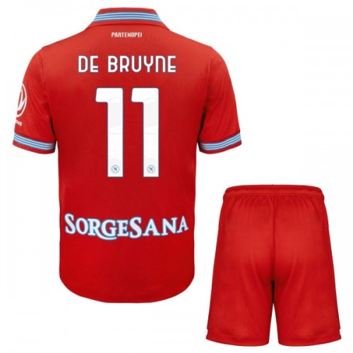 Maglia ufficiale SSC Napoli De Bruyne 11 Alternativa 2026-27 per Bambino Maglia ufficiale SSC Napoli De Bruyne 11 Alternativa 2026-27 per Bambino