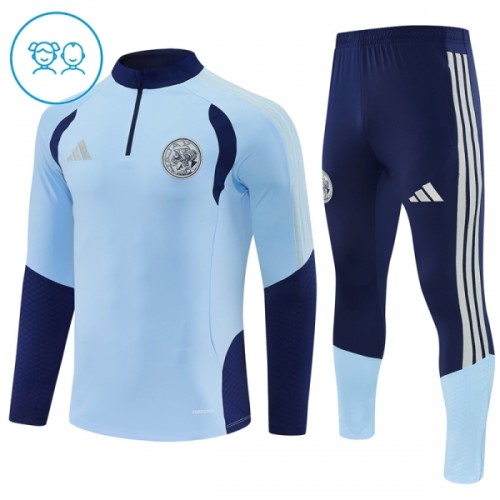 Ajax Felpe da Allenamento Quarto-Zip 2026-27 Blu per Bambino Ajax Felpe da Allenamento Quarto-Zip 2026-27 Blu per Bambino