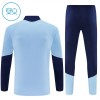 Ajax Felpe da Allenamento Quarto-Zip 2026-27 Blu per Bambino