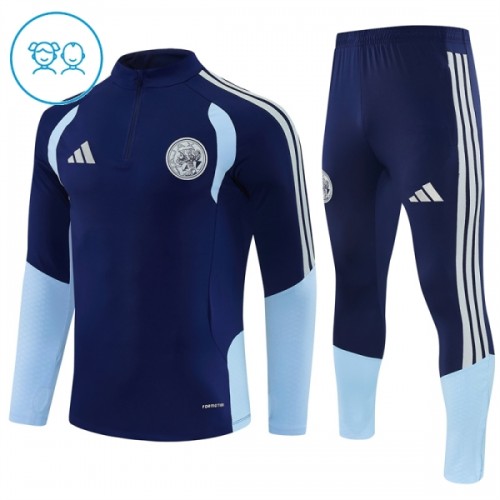Ajax Felpe da Allenamento Quarto-Zip 2026-27 Blu per Bambino Ajax Felpe da Allenamento Quarto-Zip 2026-27 Blu per Bambino