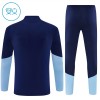 Ajax Felpe da Allenamento Quarto-Zip 2026-27 Blu per Bambino