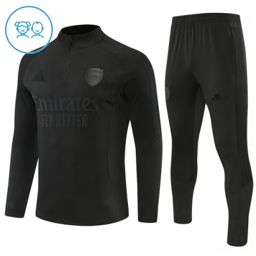 Arsenal Felpe da Allenamento Quarto-Zip 2026-27 Nera per Bambino Arsenal Felpe da Allenamento Quarto-Zip 2026-27 Nera per Bambino
