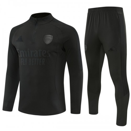 Arsenal Felpe da Allenamento Quarto-Zip 2026-27 Nera per Uomo Arsenal Felpe da Allenamento Quarto-Zip 2026-27 Nera per Uomo