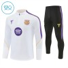 Barcellona Felpe da Allenamento Quarto-Zip 2026-27 Bianca per Bambino Barcellona Felpe da Allenamento Quarto-Zip 2026-27 Bianca per Bambino