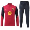 Barcellona Felpe da Allenamento Quarto-Zip 2026-27 Rossa per Uomo Barcellona Felpe da Allenamento Quarto-Zip 2026-27 Rossa per Uomo