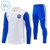 Chelsea Felpe da Allenamento Quarto-Zip 2026-27 Bianca per Bambino Chelsea Felpe da Allenamento Quarto-Zip 2026-27 Bianca per Bambino