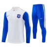 Chelsea Felpe da Allenamento Quarto-Zip 2026-27 Bianca per Uomo Chelsea Felpe da Allenamento Quarto-Zip 2026-27 Bianca per Uomo