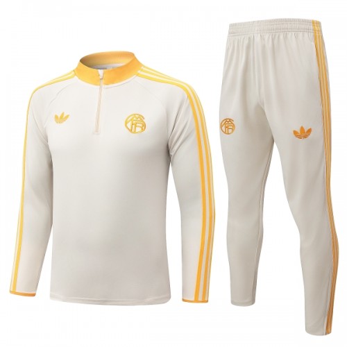FC Bayern Monaco Felpe da Allenamento Quarto-Zip 2026-27 Bianca per Uomo FC Bayern Monaco Felpe da Allenamento Quarto-Zip 2026-27 Bianca per Uomo