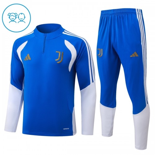 Juventus Felpe da Allenamento Quarto-Zip 2026-27 Blu per Bambino Juventus Felpe da Allenamento Quarto-Zip 2026-27 Blu per Bambino