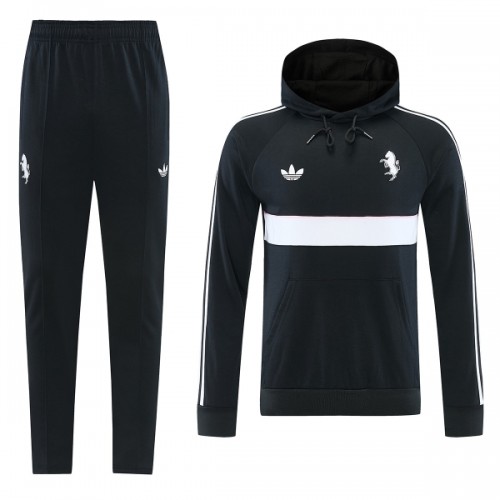 Juventus Hoodie Felpe da Allenamento 2026-27 Nera per Uomo Juventus Hoodie Felpe da Allenamento 2026-27 Nera per Uomo