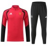 Manchester United Felpe da Allenamento Quarto-Zip 2026-27 Rossa per Uomo