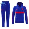 Manchester United Hoodie Felpe da Allenamento 2026-27 Blu per Bambino Manchester United Hoodie Felpe da Allenamento 2026-27 Blu per Bambino