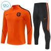 Paesi Bassi Orange Version Felpe da Allenamento Quarto-Zip 2026-27 per Bambino