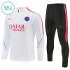 Paris Saint Germain Felpe da Allenamento Quarto-Zip 2026-27 Bianca per Bambino Paris Saint Germain Felpe da Allenamento Quarto-Zip 2026-27 Bianca per Bambino