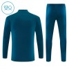 Portogallo Felpe da Allenamento Quarto-Zip 2026-27 Blu per Bambino