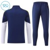 Real Madrid Felpe da Allenamento Quarto-Zip 2026-27 Blu per Bambino