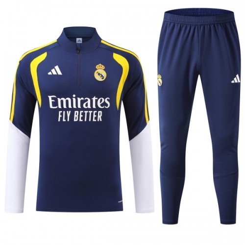 Real Madrid Felpe da Allenamento Quarto-Zip 2026-27 Blu per Uomo Real Madrid Felpe da Allenamento Quarto-Zip 2026-27 Blu per Uomo