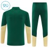 Real Madrid Felpe da Allenamento Quarto-Zip 2026-27 Verde per Bambino