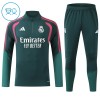 Real Madrid Felpe da Allenamento Quarto-Zip 2026-27 Verde per Bambino Real Madrid Felpe da Allenamento Quarto-Zip 2026-27 Verde per Bambino